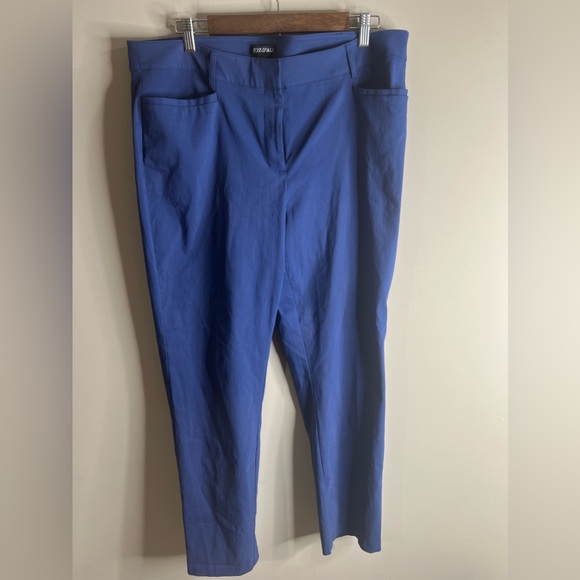 Roz & Ali navy blue dress pants size 16 - Picture 9 of 12